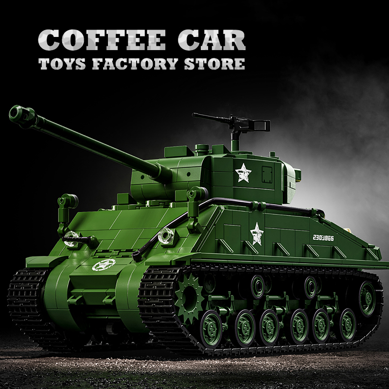 US Army M4 Tank Building Block - Lego Compatible Military Tank review and price