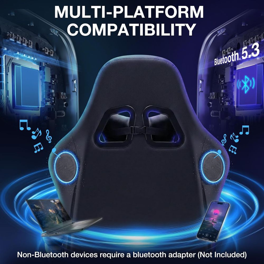 RGB Gaming Chair with Bluetoot - Video Games review and price