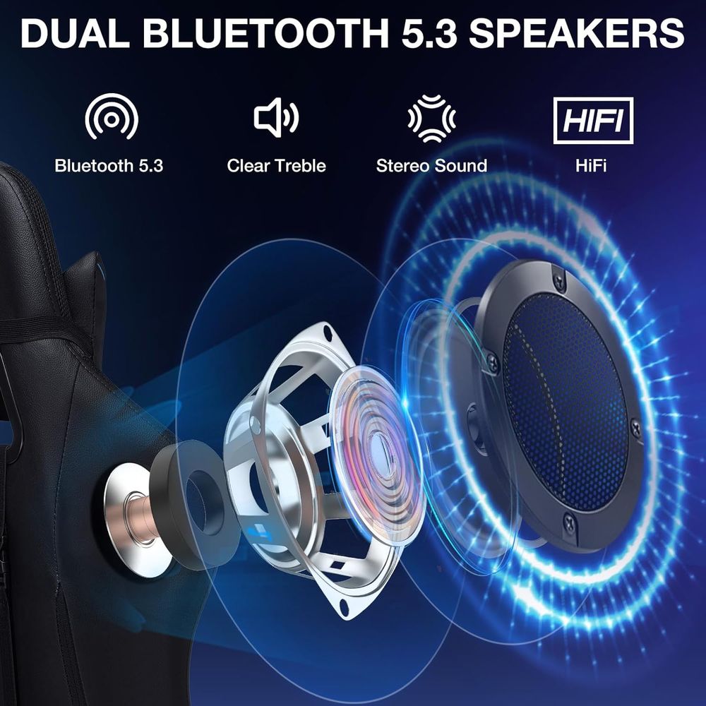 RGB Gaming Chair with Bluetoot - Video Games review and price