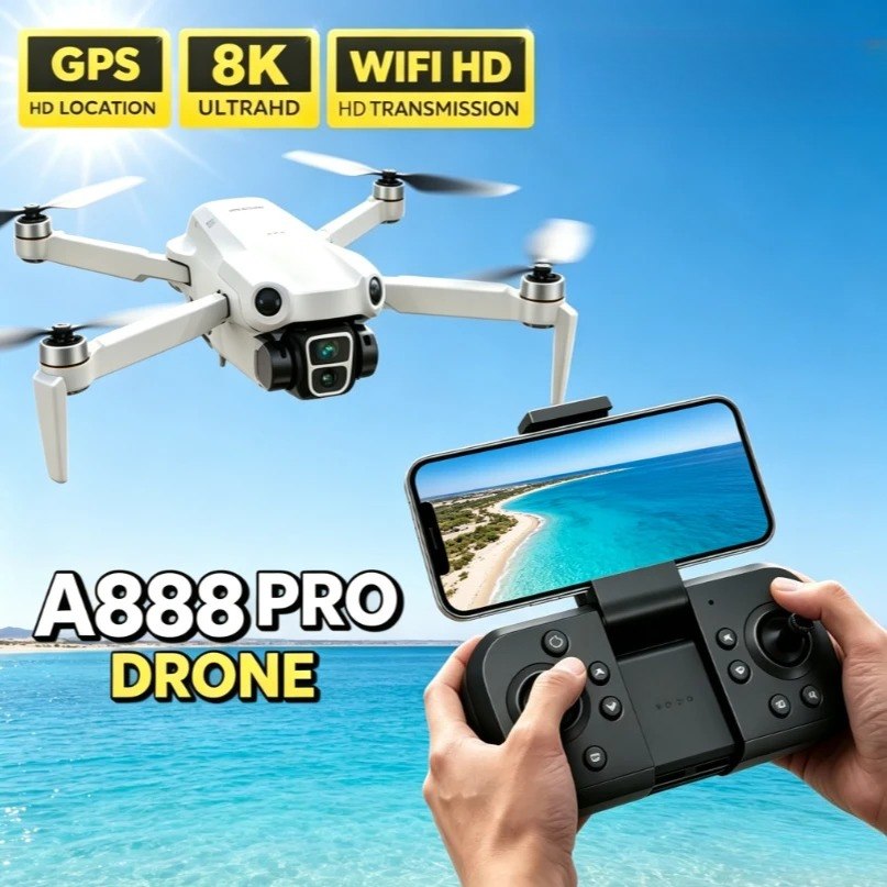Original A888 GPS FPV Drone Fo - Fpv Brushless Rc Drone 4K review and price