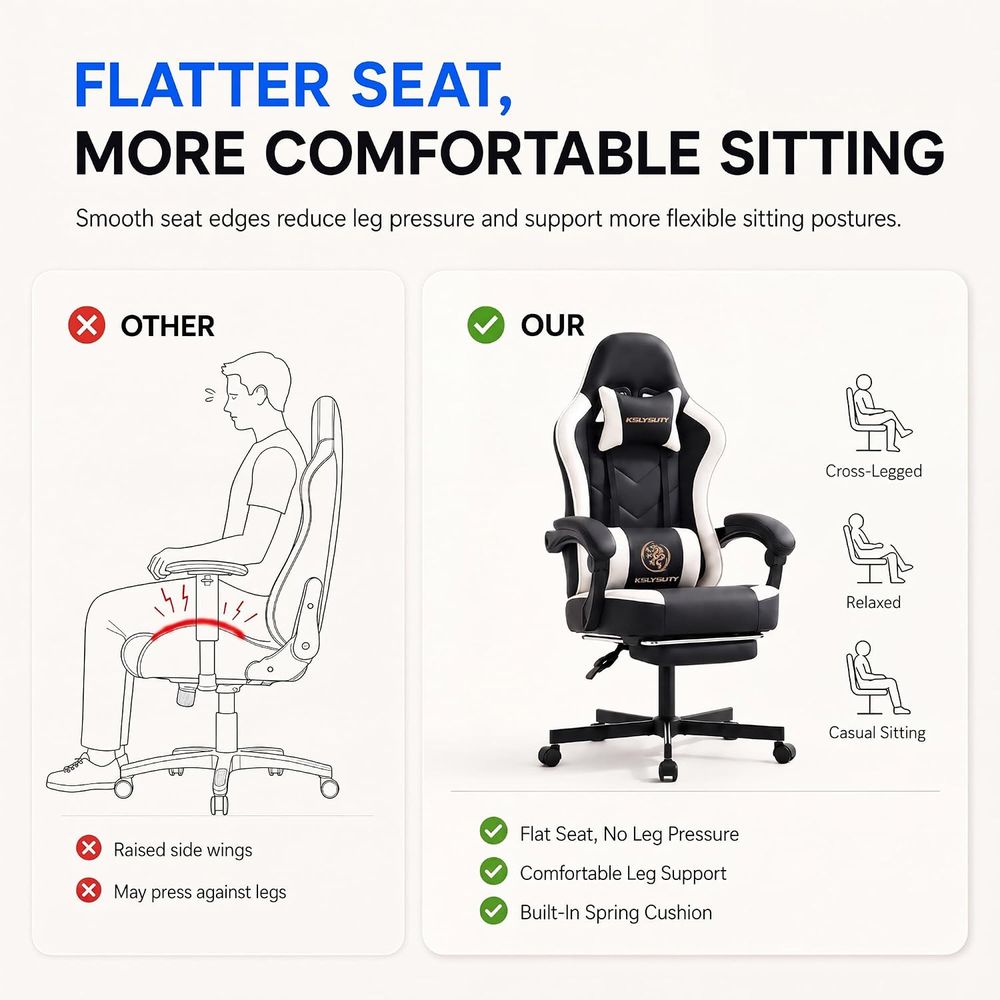 Desk Computer Gaming Chair - H - Video Games review and price