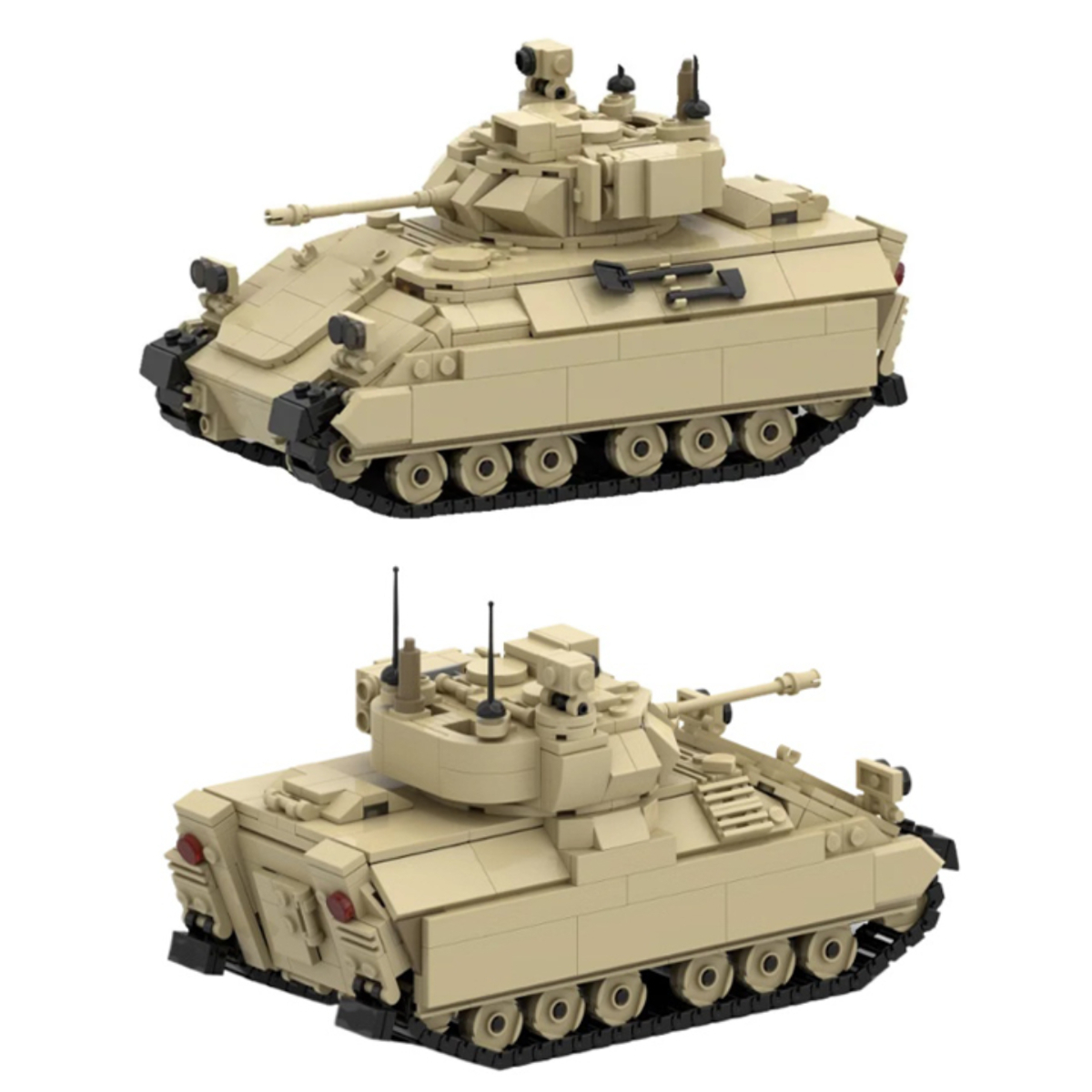 MOC Military Series Tracked Ar - Lego Compatible Military Tank review and price