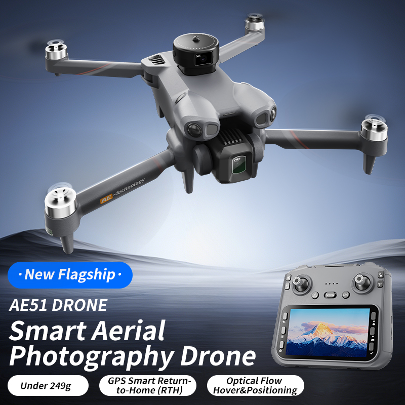 Foldable RC Quadcopter AE51 GP - Fpv Brushless Rc Drone 4K review and price