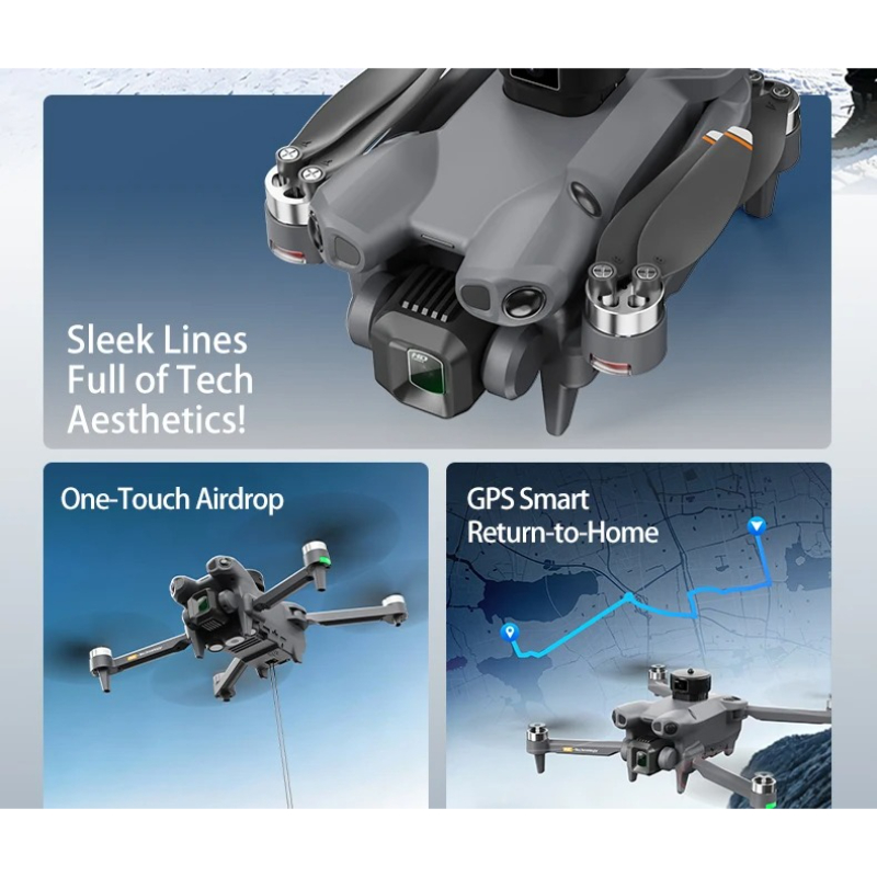 Foldable RC Quadcopter AE51 GP - Fpv Brushless Rc Drone 4K review and price